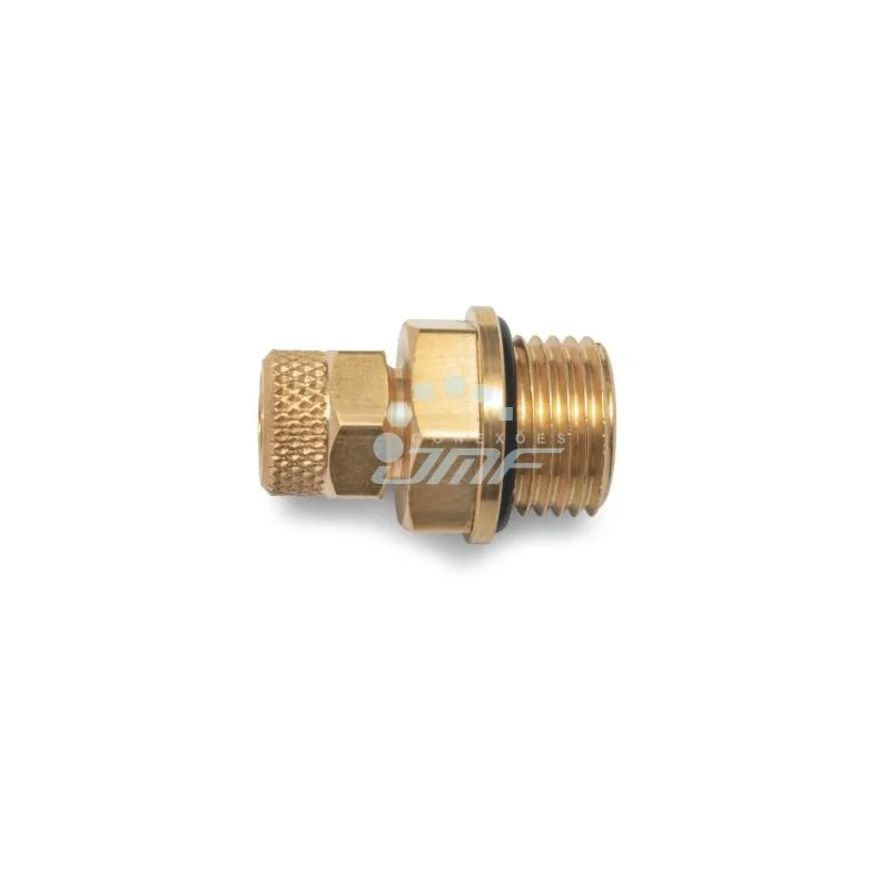 CONECTOR MACHO C/BICO TUBO MILIMÉTRICO X ROSCA MILIMÉTRICA